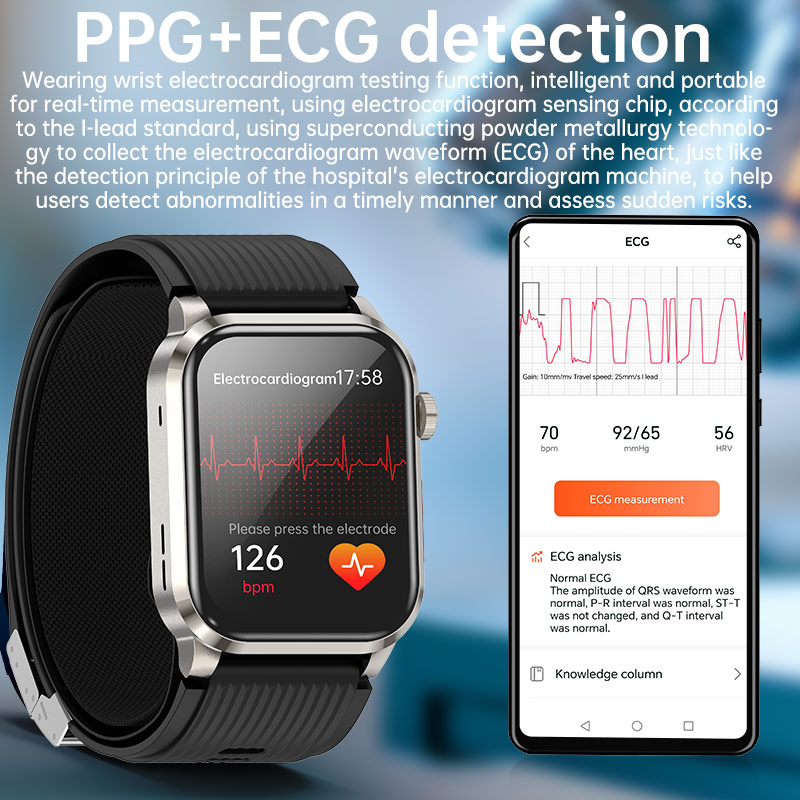P300pro BT Call Air Pump Airba - مراجعة Fall Detection Watch وسعره
