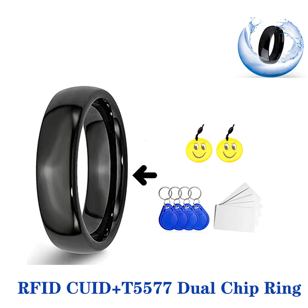 RFID Smart Dual Chip  NFC Ring - مراجعة Smart Ring Nfc Pay وسعره