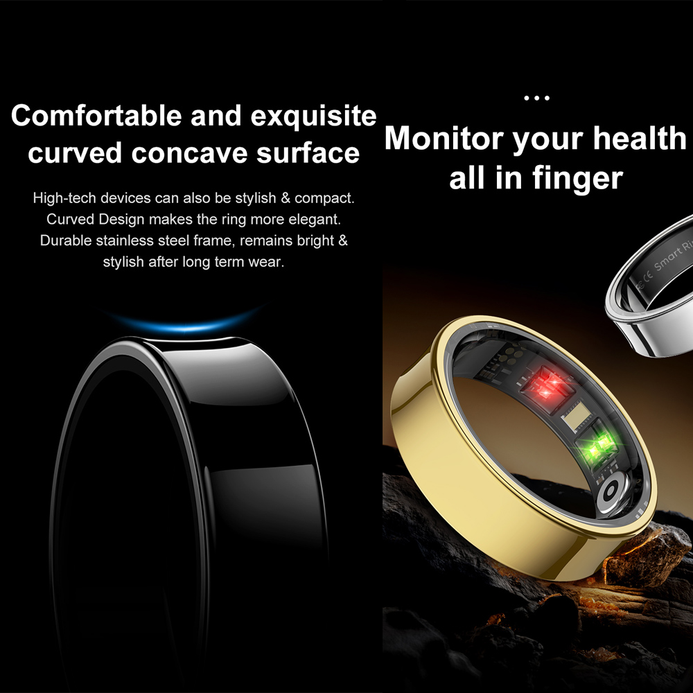 R09 Stainless Steel Smart Ring - مراجعة Temperature Ring Skin وسعره