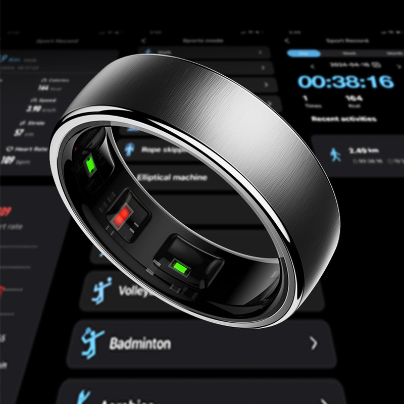 Smart Ring Men Women with Char - مراجعة Temperature Ring Skin وسعره