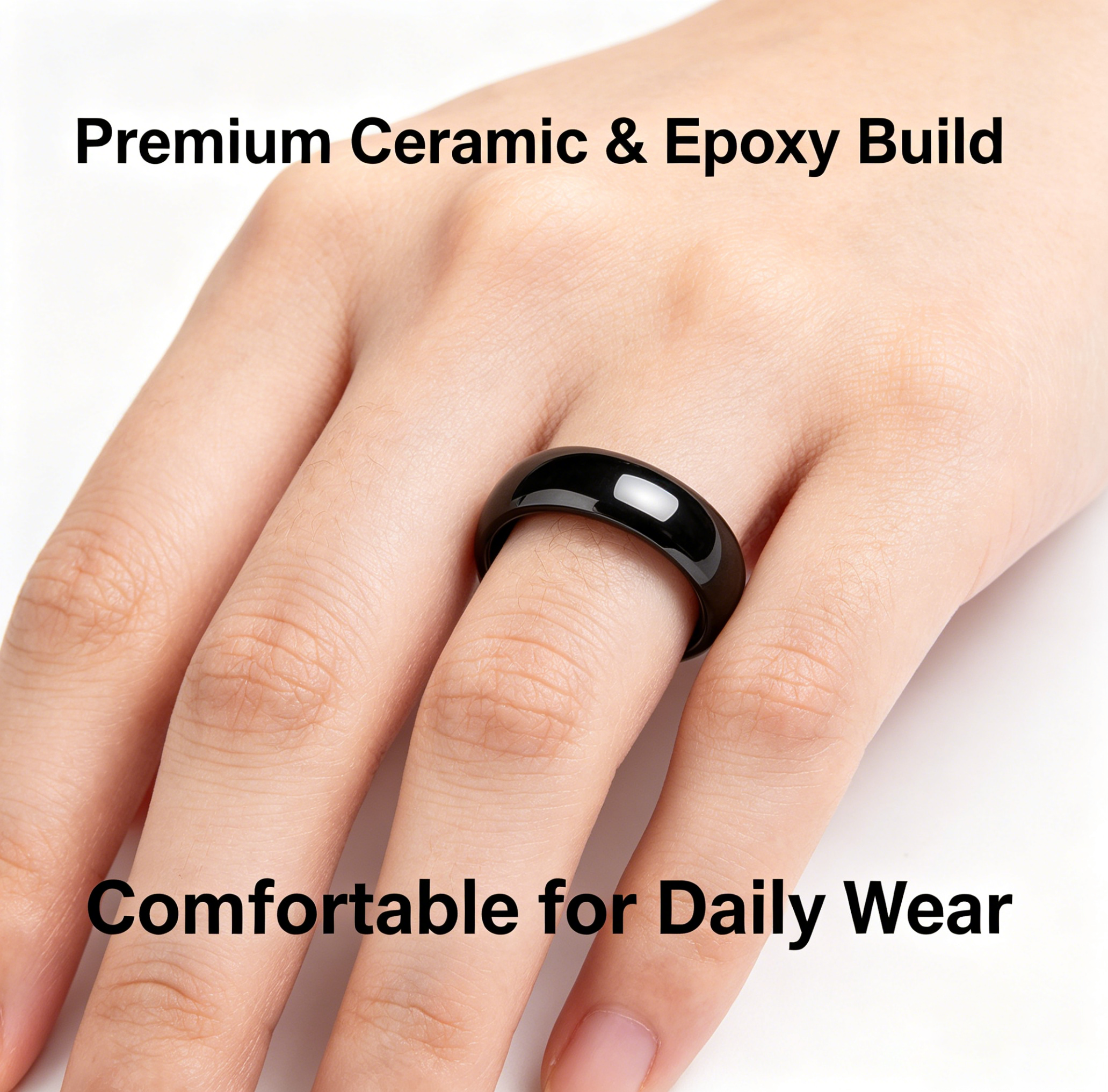 NFC Full Ceramic Smart Ring Co - مراجعة Smart Ring Nfc Pay وسعره