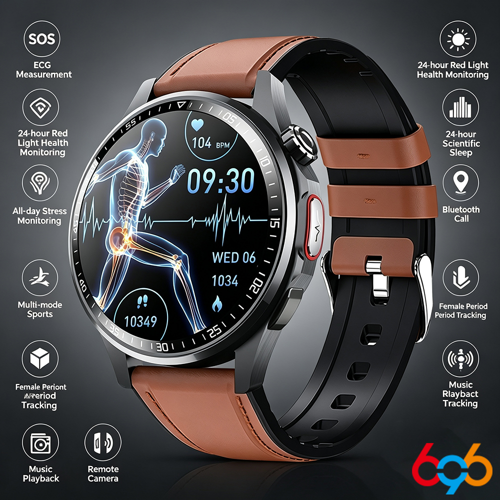 Men Smart Watch All Day Fall D - مراجعة Fall Detection Watch وسعره