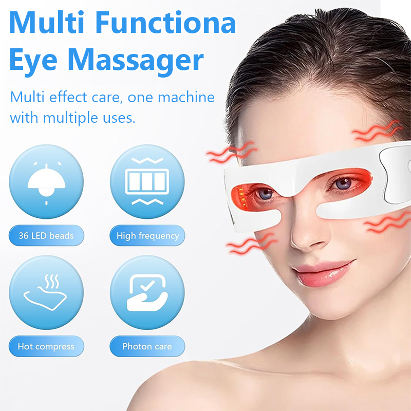 Red Light Theraphy Eye Massage - مراجعة Light Therapy Glasses وسعره