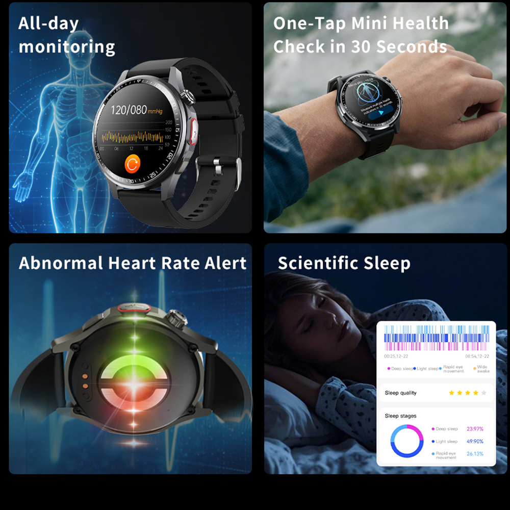 SOS Alert Heart Rate Fitness S - مراجعة Fall Detection Watch وسعره