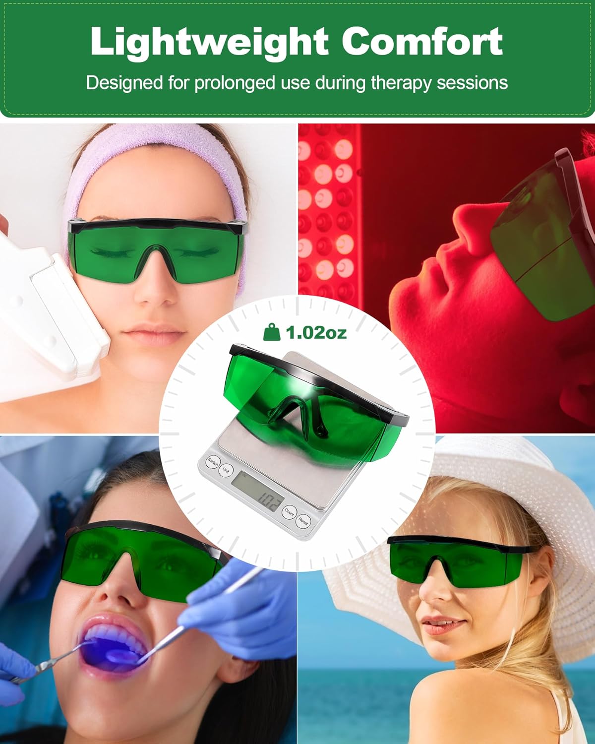 Red Light Therapy Glasses Eye  - مراجعة Light Therapy Glasses وسعره