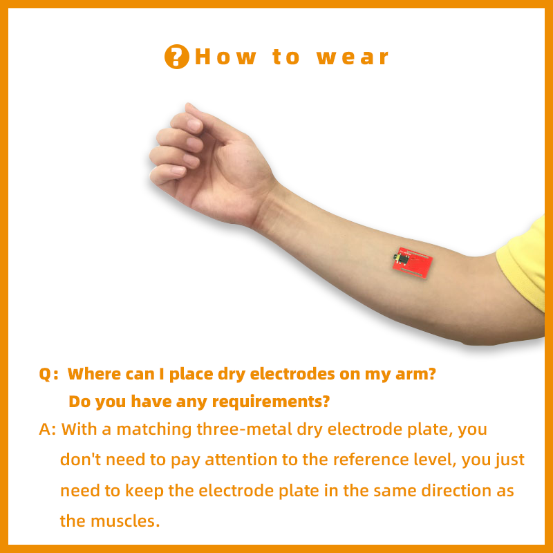 Dry Electrode EMG Sensor Elect - مراجعة Muscle Sensor Emg وسعره