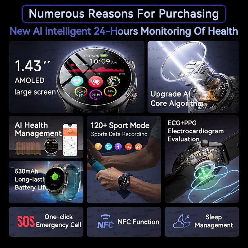 2026 New AI diagnosis Air Pump - مراجعة Fall Detection Watch وسعره