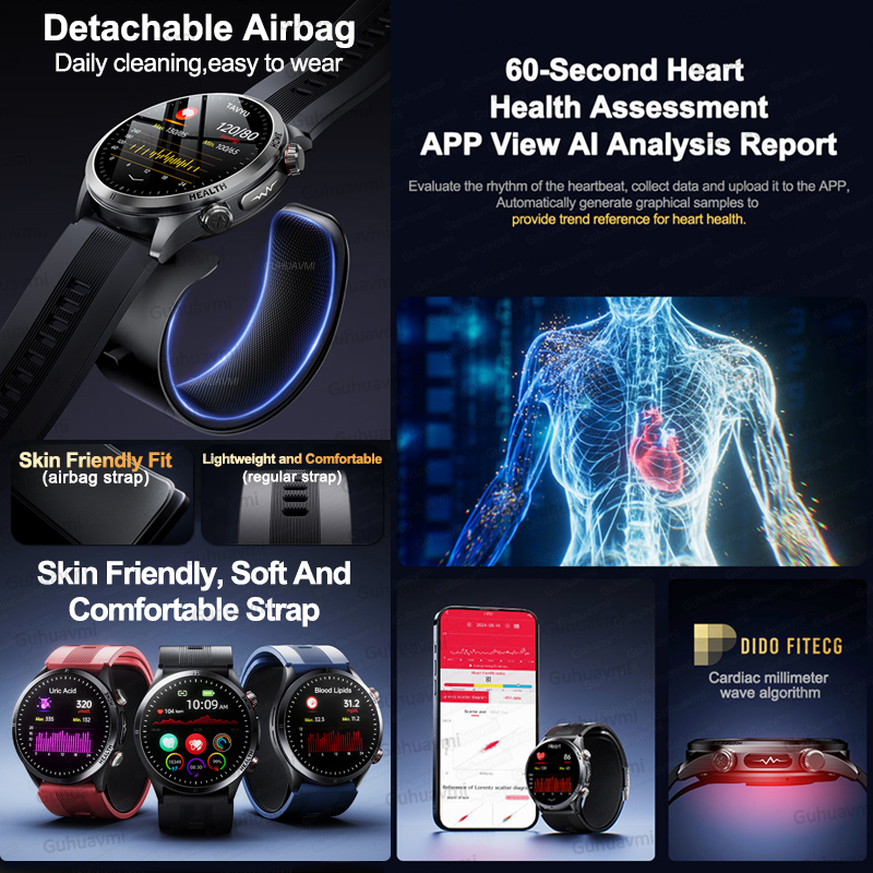 2026 New AI diagnosis Air Pump - مراجعة Fall Detection Watch وسعره