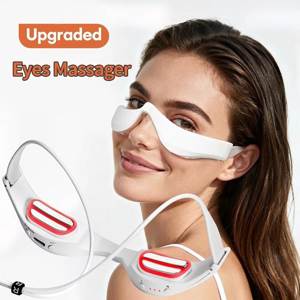 3D Eye Massager Red Light Ther - مراجعة Light Therapy Glasses وسعره