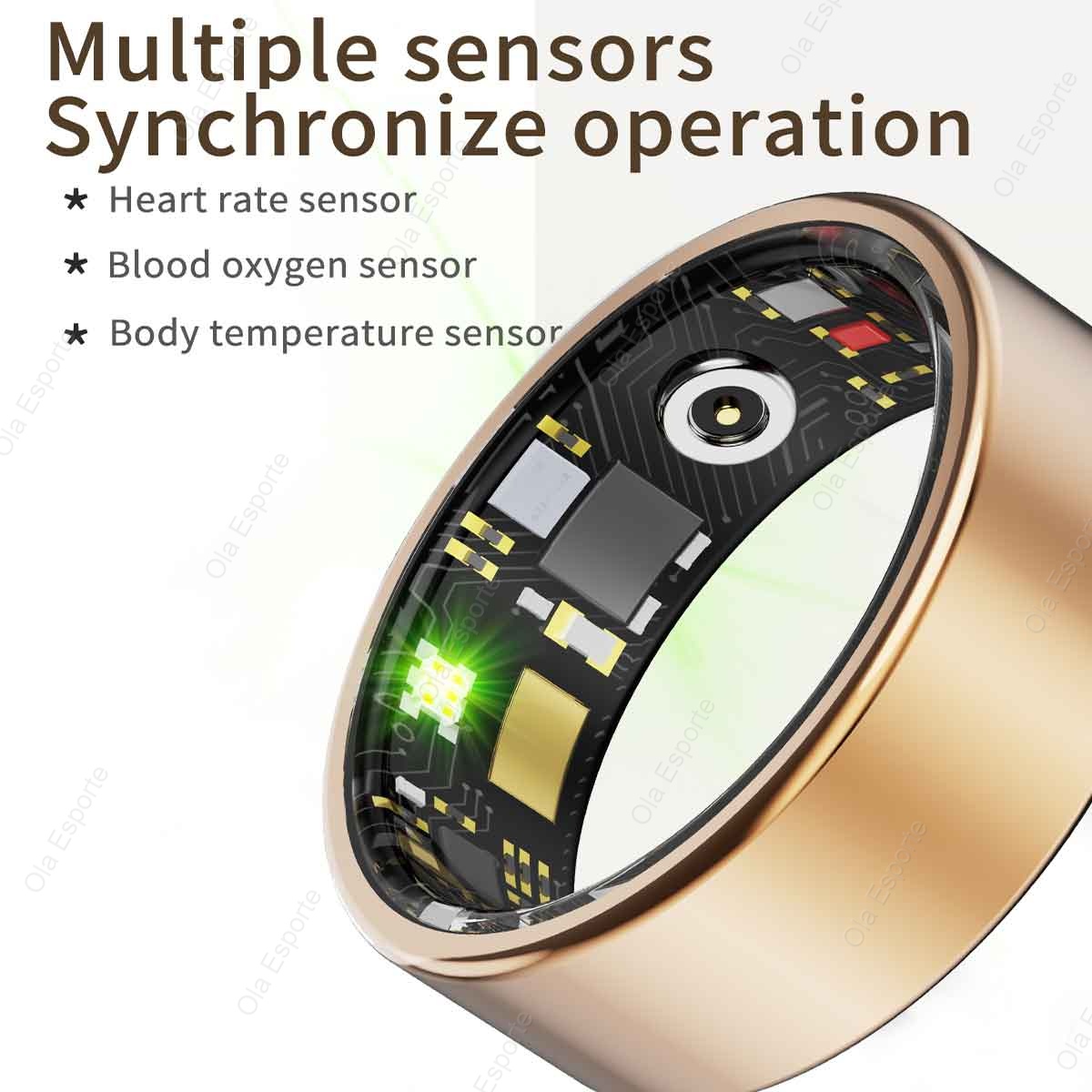 NEW R09 Smart Ring Men Women w - مراجعة Temperature Ring Skin وسعره