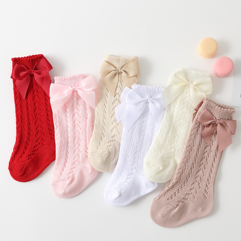 1 Pairs Summer Fashion Bow Bab - مراجعة Baby Sock Oximeter وسعره