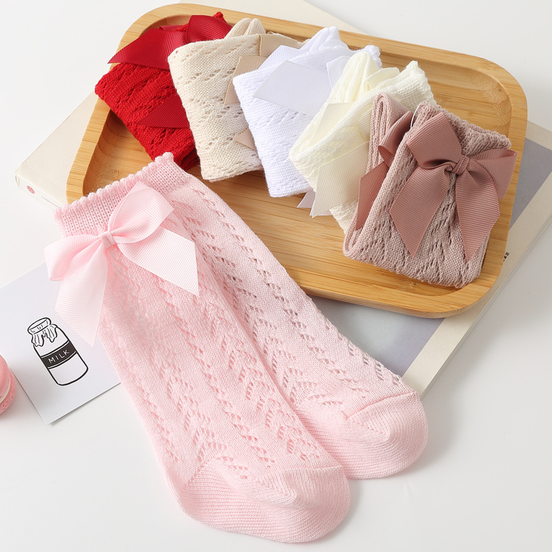 1 Pairs Summer Fashion Bow Bab - مراجعة Baby Sock Oximeter وسعره