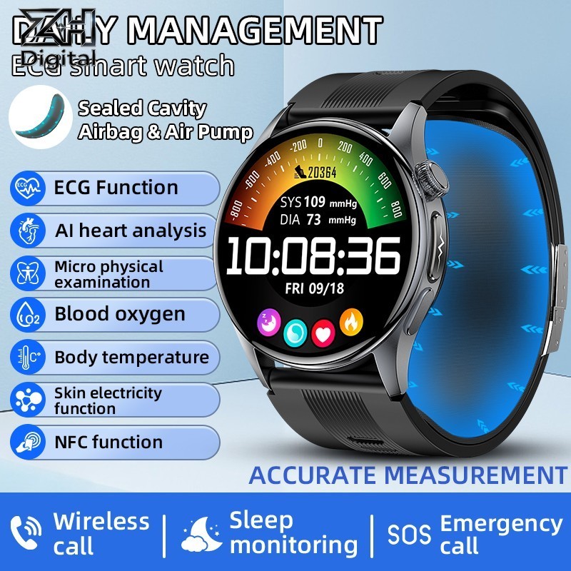 HY Digital Health Grade Smart  - مراجعة Fall Detection Watch وسعره