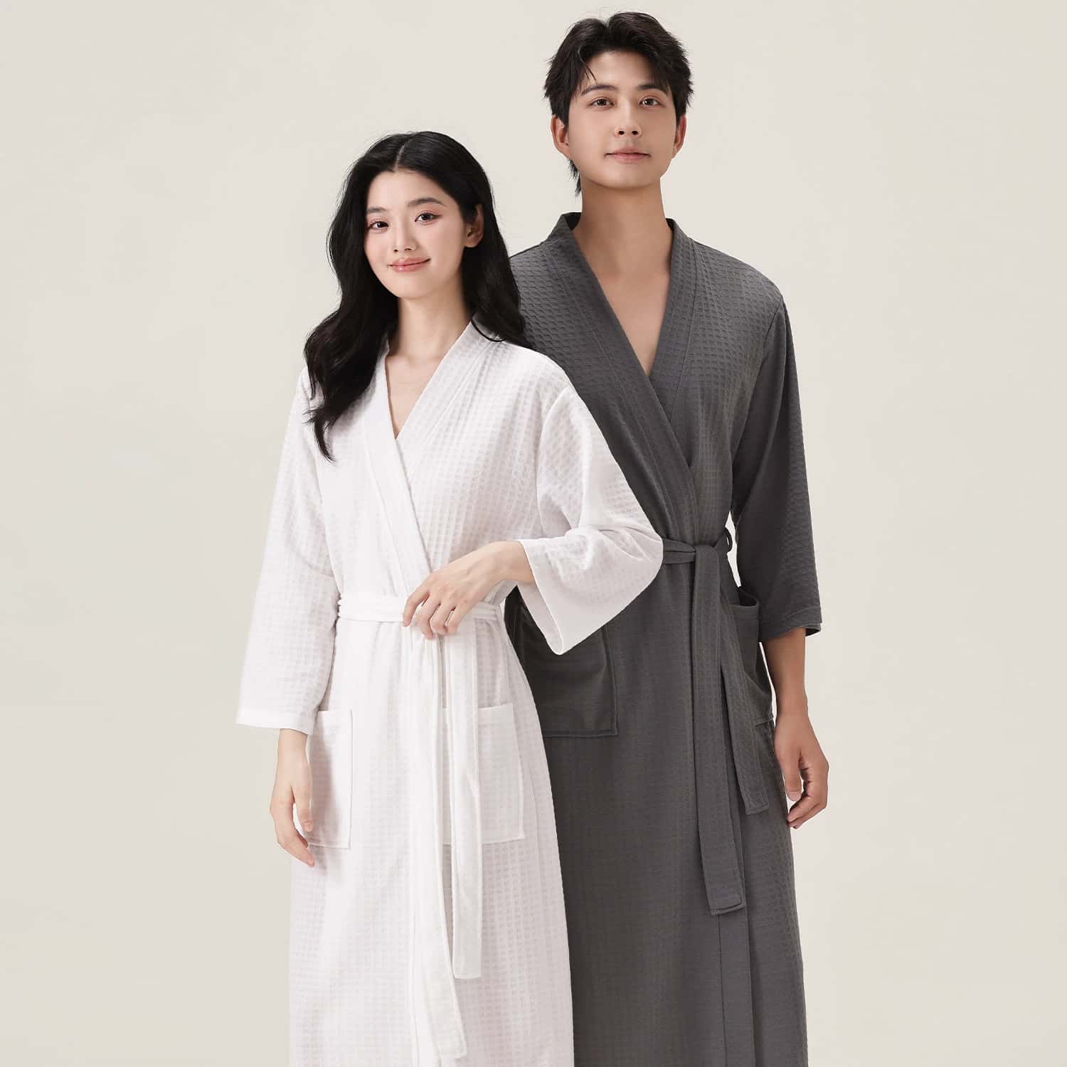 Ins Minimalist Waffle Bath Rob - مراجعة Smart Knee Wrap وسعره