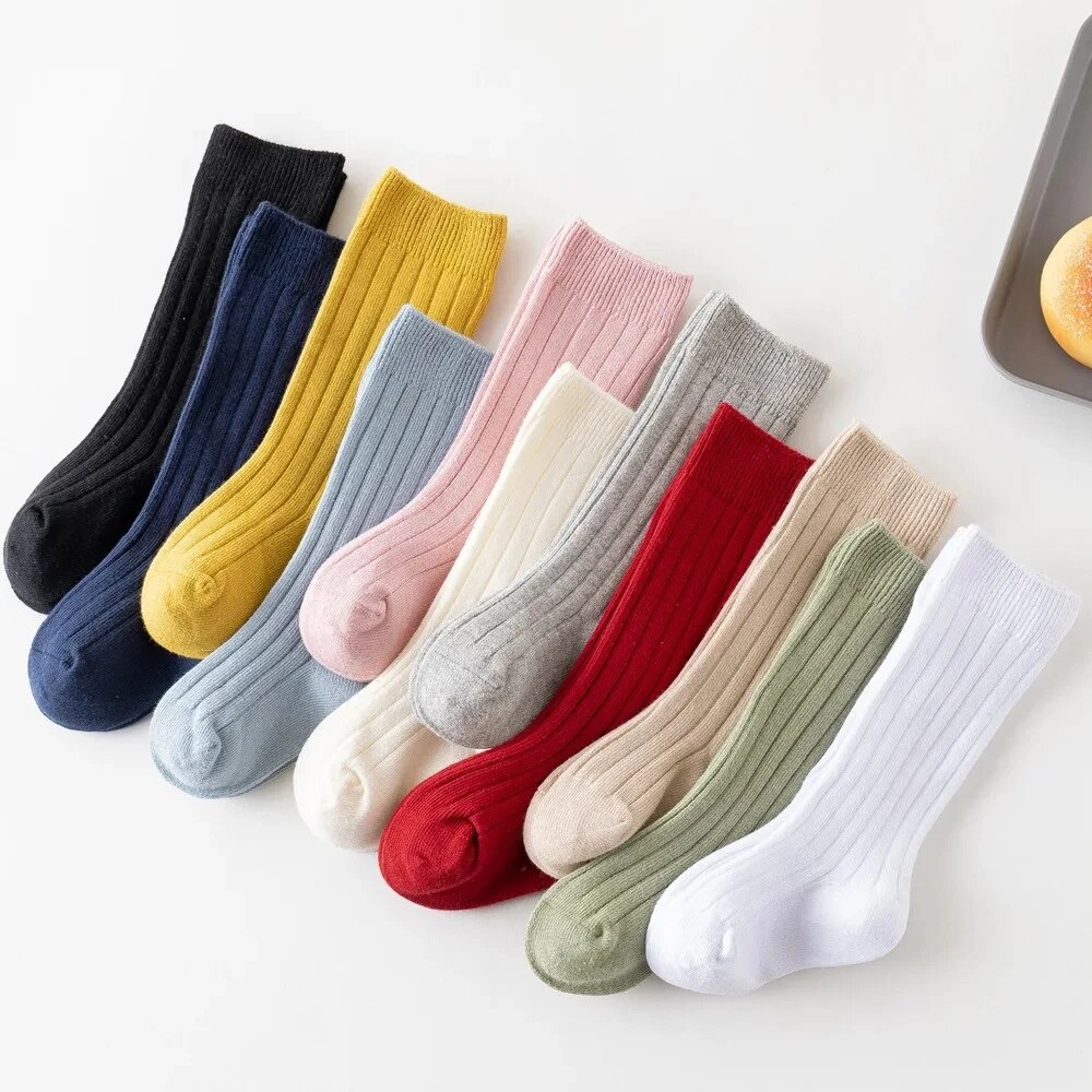 3Pairs/Lot Baby Knee High Sock - مراجعة Baby Sock Oximeter وسعره